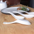 10 Pack White Ceramic Soup Spoons, 5" Asian Soup Spoon Set, Stackable Design