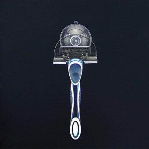 Suction Razor Holder, AOCOKCO Thick Suction Cup Hook, Transparent Reusable Hook, Set of 5 Heavy Duty Razor Holders