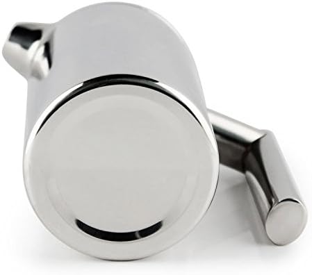 Small Stainless Steel French Press, 12-Ounce, Dual-Filter Coffee Plunger Pot Brewer for Individual Serving