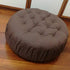 TINTON LIFE 16" Padded Round Bar Stool Cover Cushion with Elastic Fabric Round Chair Seat Cushion for Wooden Metal