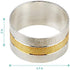 Accmor Metal Gold Round Napkin Rings, Set of 4 for Table Decorations, Wedding, Dinner, Party