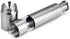 Salt and Pepper Grinder Set of 2, Stainless Steel Push Button Grinder for Black Pepper and Sea Salt