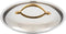 NutriChefKitchen Lid for 1.5-Quart Saucepan-Stainless Steel Kitchen Cookware Cover w/ Stylish Golden PVD Handle,Fits 6.30”Pot Inner Size,Works with Model NCSTS16 16-Piece Kitchenware Pots and Pans Set by NutriChef