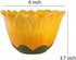6-Inch Candy Bowls, Sunflower-Shaped Snack Bowls, Set of 2 by Bicuzat