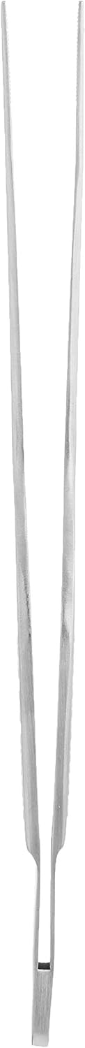 Mercer Culinary 6-1/2 Inch Precision Plus Chef Plating Tong, Offset, 18-8 Stainless Steel