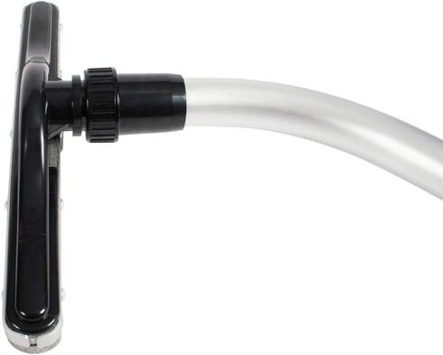 Cen-Tec Systems 60137 14" Commercial Scalloped Felt Vacuum Attachment for Hardwood and Polished Floors, Black