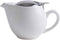 Small Ceramic Teapot, 350ml/12.0oz with Stainless Steel Infuser for Loose Tea and Blooming Tea