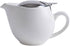 Small Ceramic Teapot, 350ml/12.0oz with Stainless Steel Infuser for Loose Tea and Blooming Tea