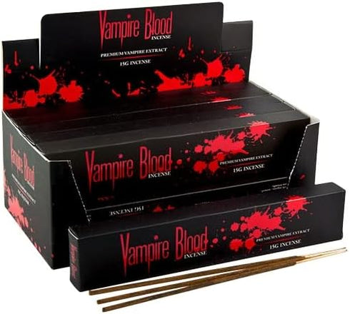 ATCUSA 12x 15g Nandita Vampire Incense Sticks + 100 Premium Cotton Wicks for Diya - Combo Offer