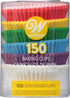 Wilton Baking Cups, Rainbow Assorted, 150 ct by Wilton