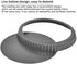Tart Pan, 9 Inch Non-Stick Removable Loose Bottom - Carbon Steel with 1.1 Inch Depth