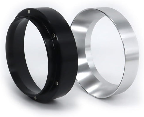 1pc Espresso Dosing Funnel, Aluminum Coffee Dosing Ring for Home Coffee Bar (51mm, Silvery)