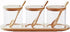 Glass Condiments Container-Seasoning Box with Spoons for Spice Salt Sugar Cruet (3P)