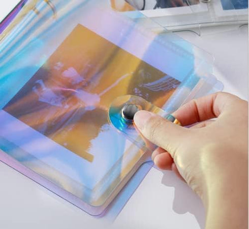 4x6 Photo Sleeves Photo Flip Book for 100 Pictures, Waterproof Pocket Holder for Recipe Cards