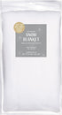 Snow White Polyester Blanket, 32" x 40" (1 Pc) | Luxurious Fluff for Crafts, Winter Decor & Displays