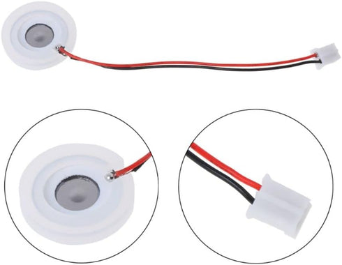 5pcs 20mm Fogger Ceramics Discs with Wire and Sealing Ring for Ultrasonic Mist Maker Humidifier Accessories