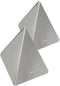 Ateco 4935 Stainless Steel Small Pyramid Mold, Set of 2, 2.25 by 1.5-Inches High