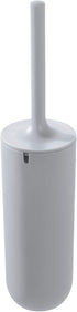 iDesign Cade Bowl Brush and Holder, Toilet Cleaning Set for Bathroom, Matte Gray (2 Each)
