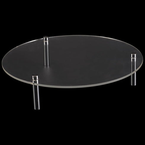 CRASPIRE Acrylic Cake Stands for Dessert Table, Clear Cupcake Display Holder, Round Food Organizer for Party Decoration