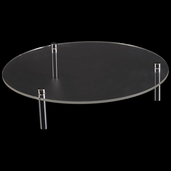 CRASPIRE Acrylic Cake Stands for Dessert Table, Clear Cupcake Display Holder, Round Food Organizer for Party Decoration