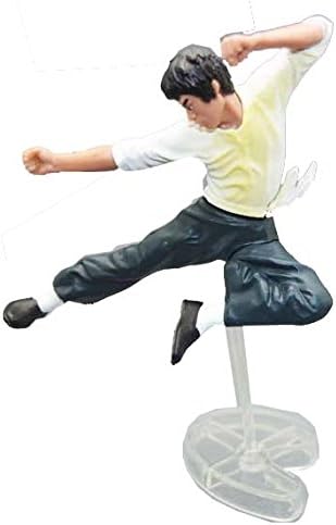 Palmetto Houseares Bruce Lee Figurine Collection Set, 4PCS, 4 Inch Average Height, Hard Plastic Resin