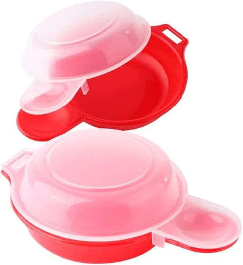 Microwave Egg Muffin Breakfast Sandwich Cooker, Make Eggs in 1 Minute