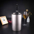 Jolitac Stainless Steel Wine Chiller Bucket - Double Wall Wine Cooler, Insulated Champagne Beer Ice Bucket