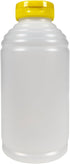 Pinnacle Mercantile Refillable HDPE Plastic Honey Bottles - Easy Squeeze, leak-proof, BPA-Free,