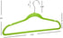10 PACK VELVET HANGER, GREEN