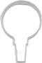 GOLF BALL WITH TEE COOKIE CUTTER, SPORTS ATHLETIC OUTLINE, MADE IN USA PR2496