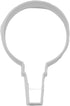 GOLF BALL WITH TEE COOKIE CUTTER, SPORTS ATHLETIC OUTLINE, MADE IN USA PR2496