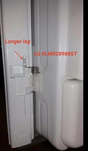 Refrigerator Door Spring for LG MHY62044103 Compatible with LSMX211ST LMX25986SW LMX25986SB 71092 71093 71099 72032