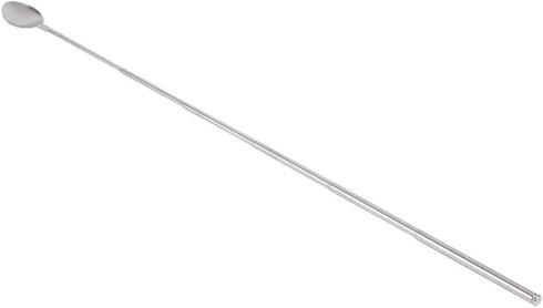 24 Inches Stainless Steel Mixing Spoon, Long Telescopic Stirring Spoon for Barbecue Tableware Supplies