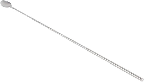 24 Inches Stainless Steel Mixing Spoon, Long Telescopic Stirring Spoon for Barbecue Tableware Supplies