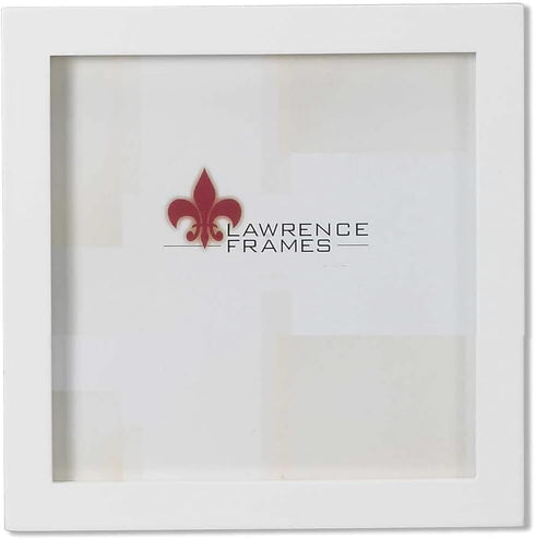 Lawrence Frames 5x5 White Wood Picture Frame, Gallery Collection (755855)