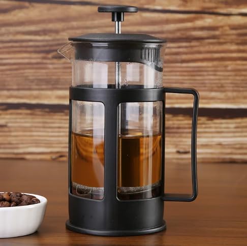 Roast'n Berry French Press Coffee Maker, Travel Coffee Press, Cold Brew Heat Resistant Borosilicate Pot for Camping