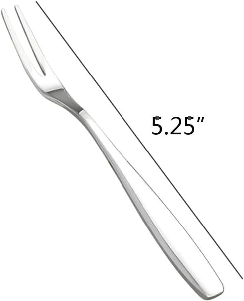 Ggbin Mini Dessert Forks - 12-Piece Stainless Steel Fruit Forks