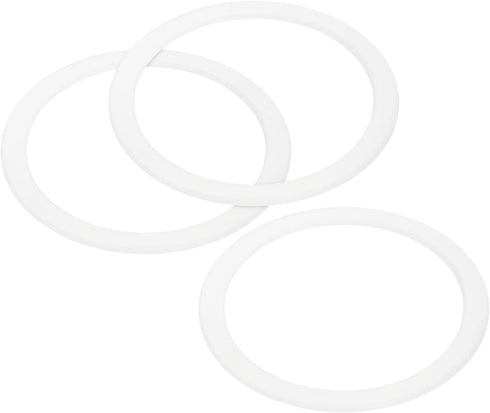 MECCANIXITY White Silicone Gasket Seal for Coffee Maker, Replacement Ring 72x88x2.5mm for 12-Cup Aluminium Pot, Pack of
