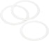 MECCANIXITY White Silicone Gasket Seal for Coffee Maker, Replacement Ring 72x88x2.5mm for 12-Cup Aluminium Pot, Pack of