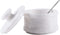 Radicaln Marble Salt Cellar, 4" Inch Handmade Sugar Bowl with Lid and Spoon, Spice Jar for Kitchen Storage