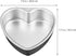 PATKAW Non Stick Heart Cake Mold, Aluminum Alloy Baking Pan for Cheesecake, DIY Cake Oven Pans for Wedding Party