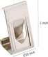 TBWHL 3D Printer Glass Bed Clips, Swiss Metal Small Picture Photo Frame Spring Turn Clip Hanger, Silver Tone, 1 inch x