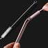 10 Pack Reusable Colorful Glass Straws, 8" Shatter-Resistant Bent Drinking Straws, Includes 2 Cleaning Brushes