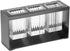 Countertop Cutlery Drying Holder, 3 Cups Cutlery Drainer Box, Tabletop Utensil Organizer for Forks, Chopsticks, Kitchen