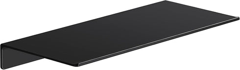 Danpoo Black Metal Wall Shelf - Small Floating Shelf, 12" Display Shelves for Bathroom Storage