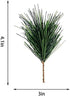 Alpurple 30 PCS Artificial Green Pine Needles Branches, Small Pine Twigs for Christmas Garland Decoration