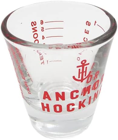 Anchor Hocking 1-Ounce Shot Measure, Glass
