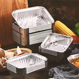 30 Pack 1Lb Mini Loaf Pans, Heavy Duty Disposable Aluminum Foil Bread Tins, Standard Size - 6" X 3.5" X 2.5"