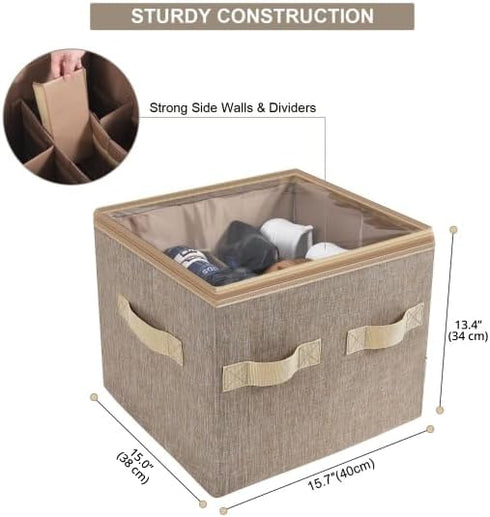 Closet Closet 12 Moteph Shoe Organizer for - Shoe Storage Organizer for Organization with Clear Cover & Adjustable
