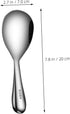 Serving Spoon, Japanese Rice Ice Cream Spoon, Premium 304 Stainless Steel Mini Scoop for Food Home